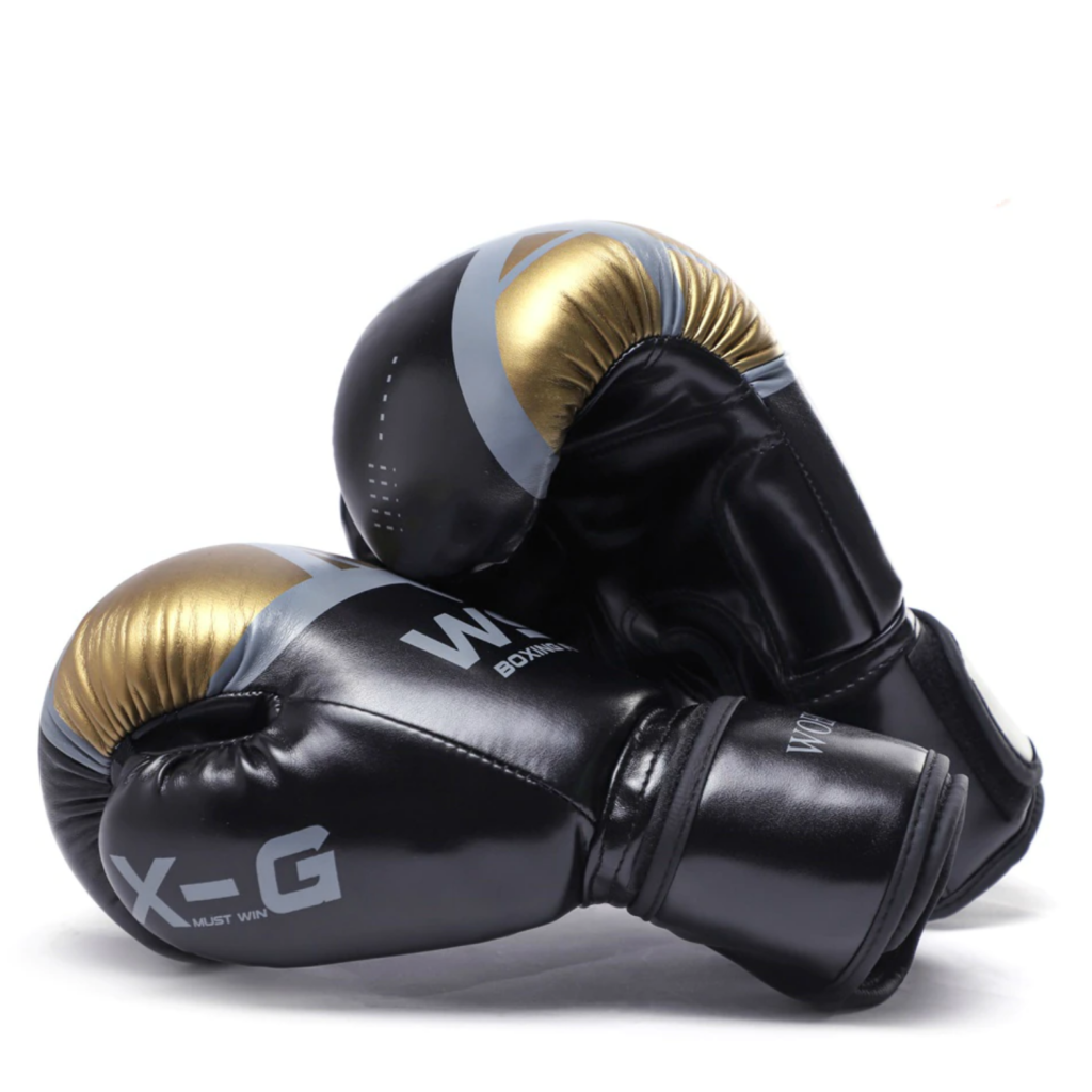 Gants de boxe professionnels en cuir synthétique Gants de boxe Accessoires boxe Couleur: Blanc Taille: M