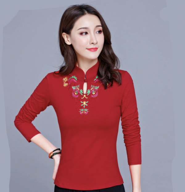 T-shirt manches longues kung fu Uncategorized a7796c561c033735a2eb6c: Noir|Rouge|Vert