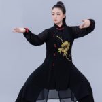 Tenue Kung fu pour femme Tenue art martiaux Tenue kung fu a7796c561c033735a2eb6c: Blanc|Noir