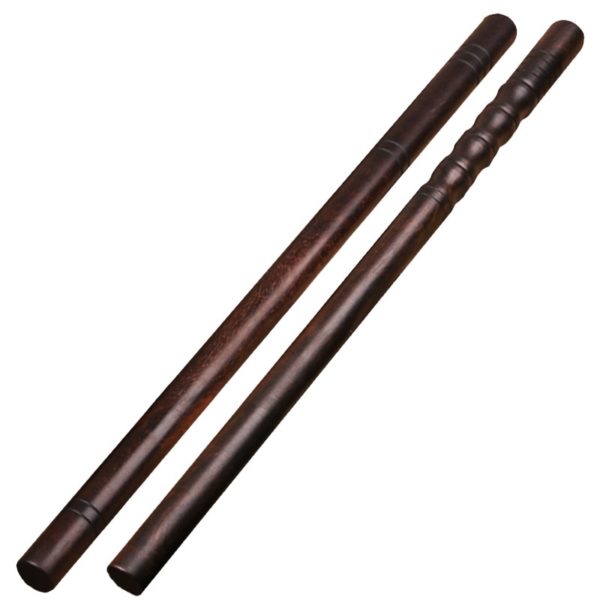Bâton de tai chi court en bois de santal noir Bâton de combat Bâton tai chi df696df198707592f832b1: Lisse|Ondulé