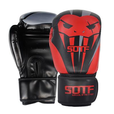 Gants de boxe MMA et Muay-thaï Gants art martiaux Gants de boxe Gants MMA Gants muay thai Couleur: Rouge Taille: S