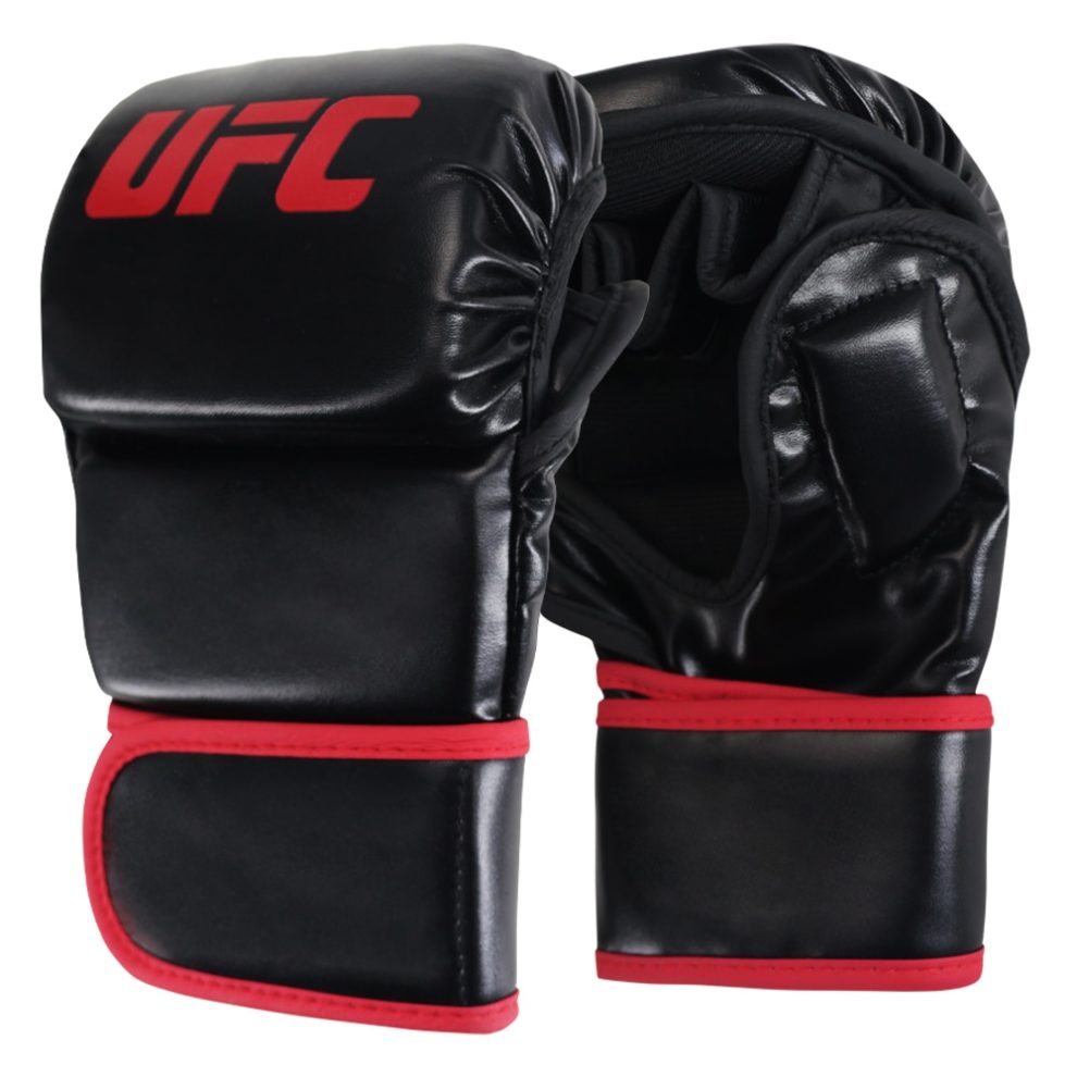MaxxMMA Gants De Frappe Pro - Cuir Synthétique Premium Pour Boxe, Punching, MMA, Entraînement Fitness - Protection Optimale Et Confort