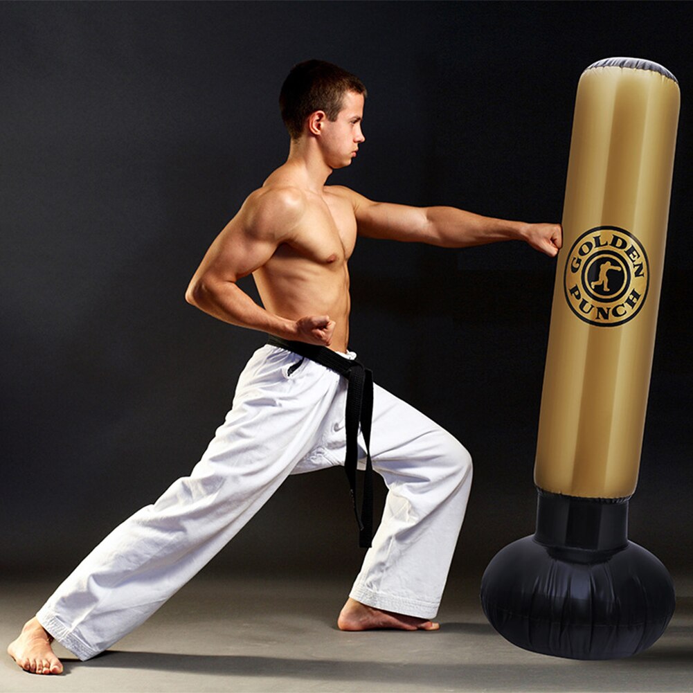 Sac De Boxe N-35 Sur Pied – Idéal Muay Thai, Kickboxing Et MMA