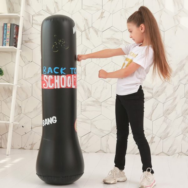 Sac de frappe gonflable unisexe Punching ball Punching ball gonflable a7796c561c033735a2eb6c: Bleu|Noir