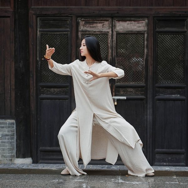 Uniforme traditionnel de Kung Fu Tenue art martiaux Tenue kung fu df696df198707592f832b1: Pantalon|Robe