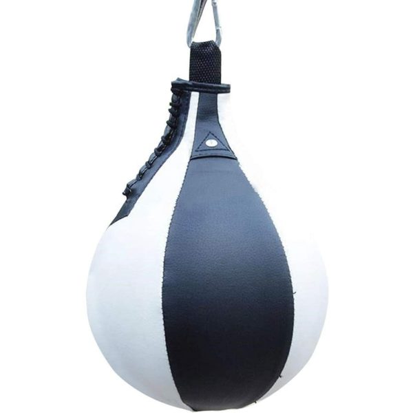 balle de vitesse en forme de poire pour la boxe Punching ball cb5feb1b7314637725a2e7: Blanc