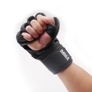 Gants de MMA en microfibre de cuir Gants art martiaux Gants MMA a7796c561c033735a2eb6c: Noir