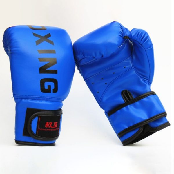 Gants de boxe en cuir pour femmes et hommes Accessoires boxe Gants de boxe a7796c561c033735a2eb6c: 10|Bleu|Noir|Rouge