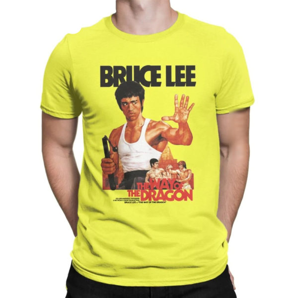 T-shirt Bruce Lee en coton T-shirt art martiaux T-shirt kung fu a7796c561c033735a2eb6c: Blanc|Bleu|Gris|Jaune|Kaki|Noir|Orange|Rose|Rouge|Vert|Violet