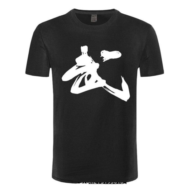 T-shirt Kung Fu en coton T-shirt art martiaux T-shirt kung fu a7796c561c033735a2eb6c: Bleu|Noir|Rouge