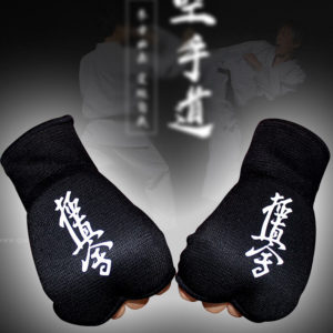 Gants de Taekwondo demi-doigt Gants art martiaux a7796c561c033735a2eb6c: Blanc|Noir