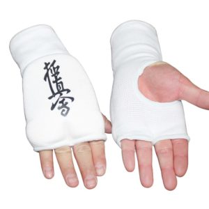 Gants de Taekwondo demi-doigt Gants art martiaux a7796c561c033735a2eb6c: Blanc|Noir