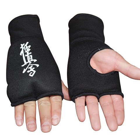 Gants de Taekwondo demi-doigt Gants art martiaux Couleur: Noir