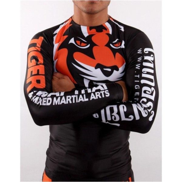 Maillot d’entraînement Muay Thai moulant et élastique T-shirt art martiaux T-shirt muay thai 751709ec5a5caadf999554: Courte|Longue