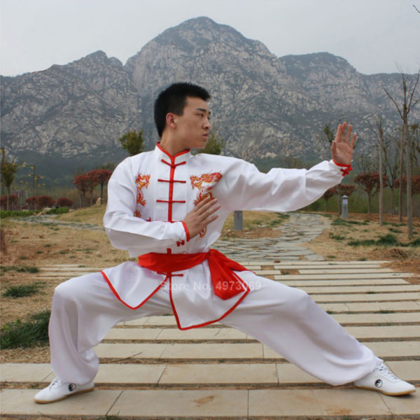 Uniforme Kung fu Tenue art martiaux Tenue kung fu a7796c561c033735a2eb6c: Blanc