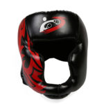 Casque de protection pour la boxe thailandaise Accessoires boxe Casque arts martiaux Casque de boxe a7796c561c033735a2eb6c: Noir|Rouge