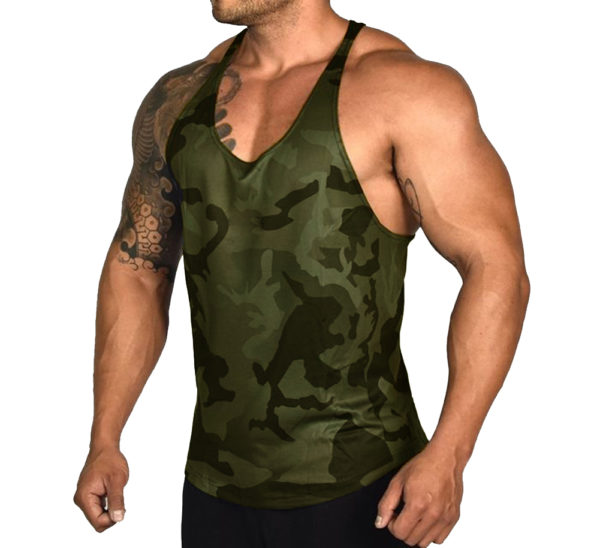 Débardeur de boxe style camouflage militaire Accessoires boxe T-shirt art martiaux T-shirt boxe a7796c561c033735a2eb6c: Black|Blanc|Rouge|Vert