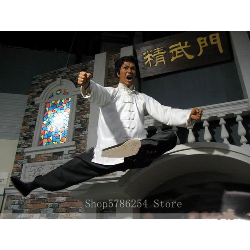 Uniforme de Kung Fu chinois traditionnel pour hommes Tenue art martiaux Tenue kung fu a7796c561c033735a2eb6c: Noir 