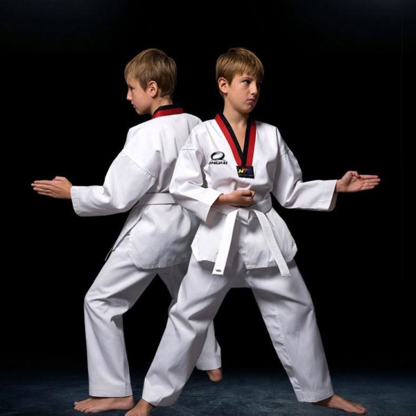 Uniforme de Taekwondo pour enfants débutants Tenue taekwondo Tenue art martiaux 3d7e87e72b5e03b37d5069: L|M|S|XS|XXS