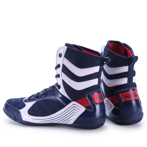 Chaussures montantes de boxe pour hommes Chaussure de boxe Chaussures art martiaux a7796c561c033735a2eb6c: Bleu|Noir|Rouge
