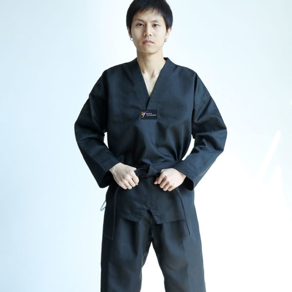 Uniforme de karaté noir en coton Tenue art martiaux Tenue karate a7796c561c033735a2eb6c: Noir|WHITE