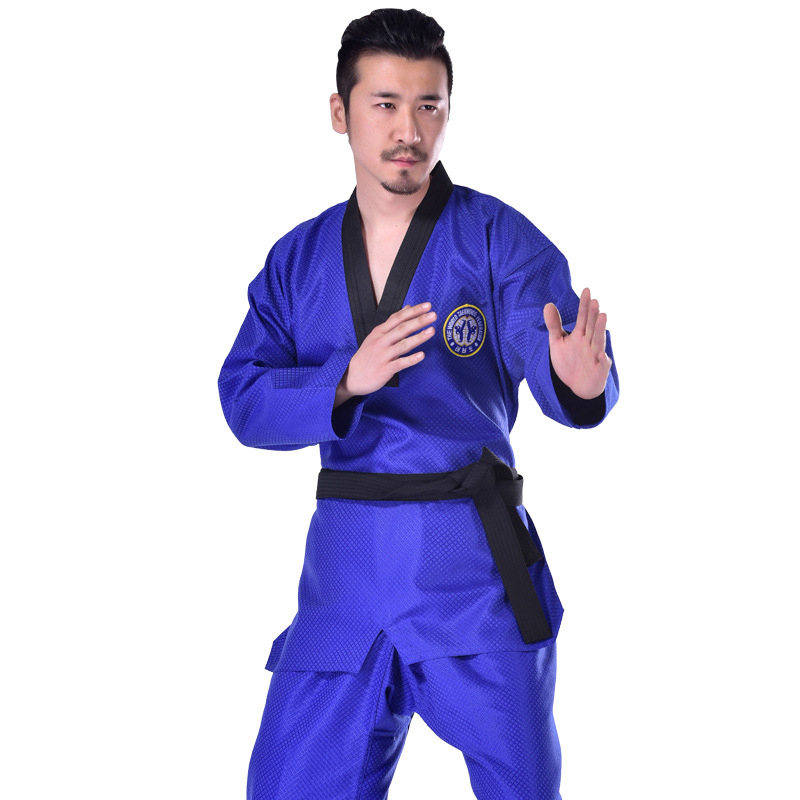 Uniforme de taekwondo uni pour hommes et femmes Tenue art martiaux Tenue taekwondo a7796c561c033735a2eb6c: Blanc|Bleu|Rouge