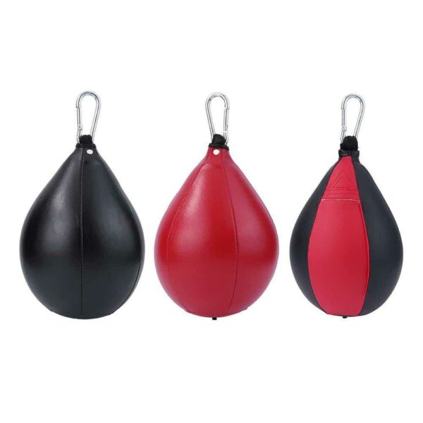 Sac de boxe en forme de poire pivotant Accessoires boxe Sac de boxe a7796c561c033735a2eb6c: Noir|Rouge