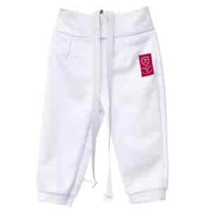 Pantalon Escrime Épais et Résistant aux Piqûres en Coton sur fond blanc