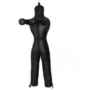 Mannequin Grappling Noir en Plastique pour Entrainement sur fond blanc
