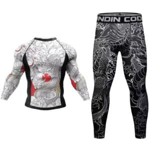Tenue Grappling Motif de Dragon