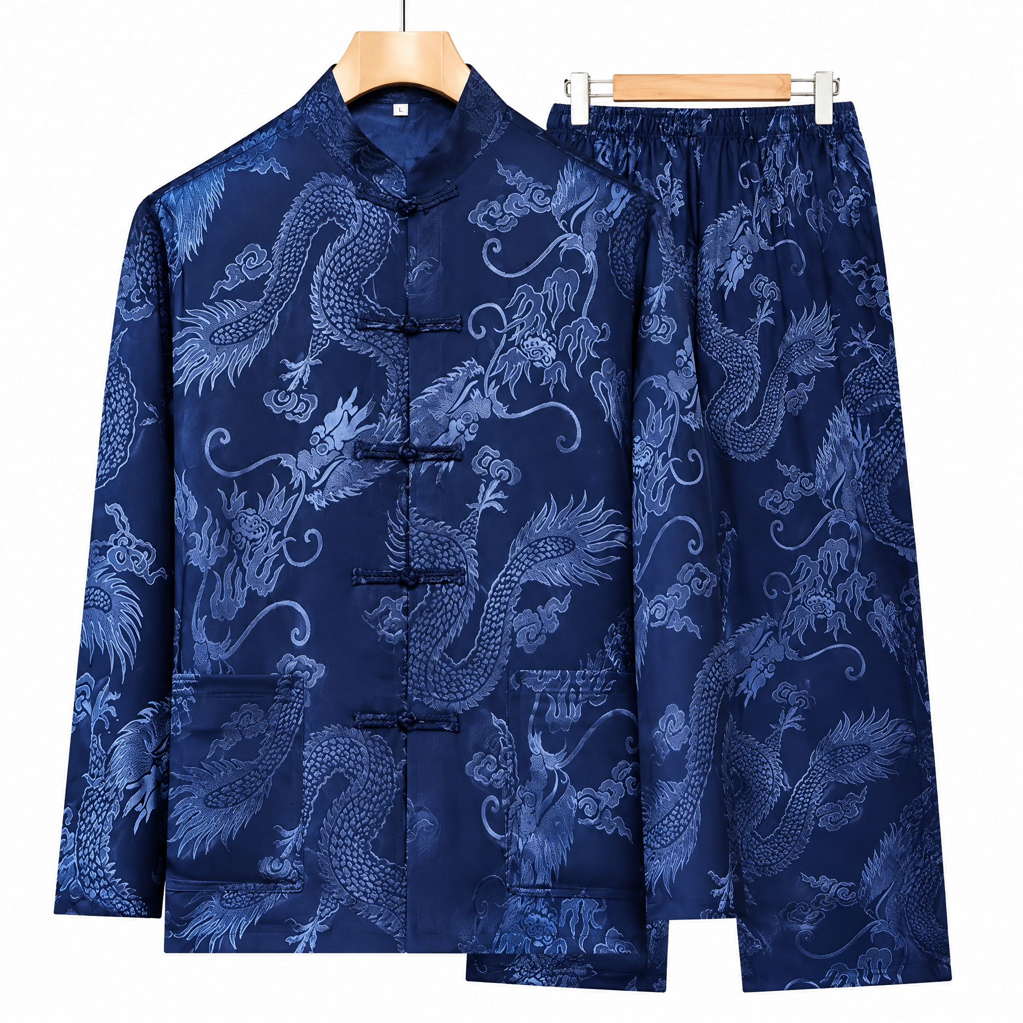 Chemise Dragon Jacquard Brodé Homme 1