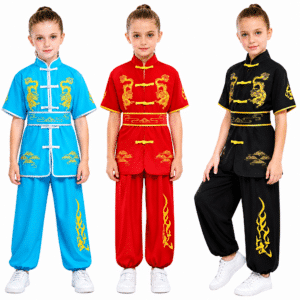 Ensemble Kung Fu Enfant Brodé Dragon 1