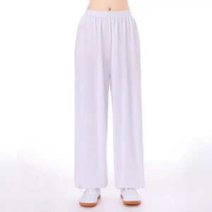 Pantalon Large Fluide Femme Plissé 2